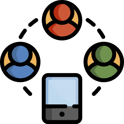 Team group networking business icon Team group networking business icon