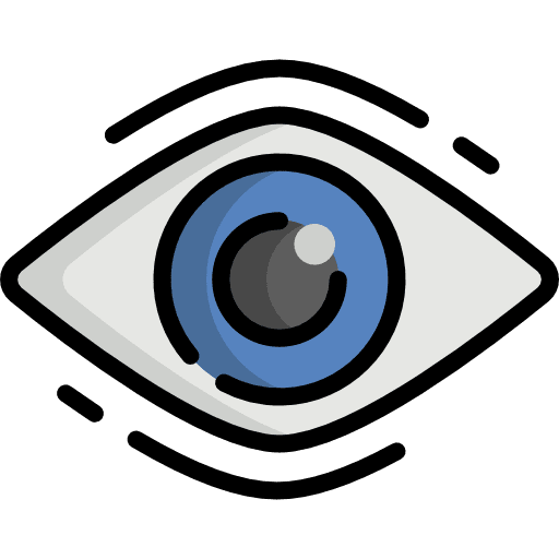 Vision vision organ shapes icon Vision vision organ shapes icon