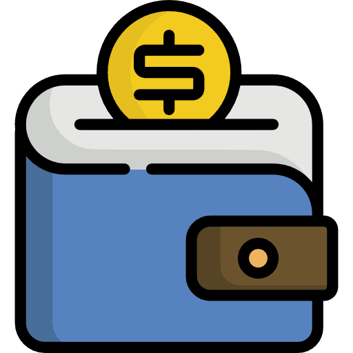 Wallet notes wallet money icon Wallet notes wallet money icon