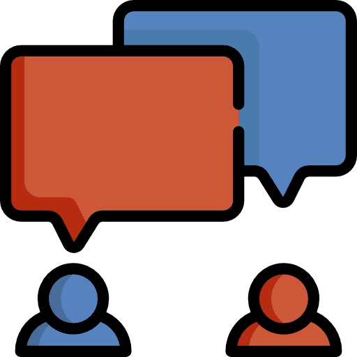 Chat communications network people icon Chat communications network people icon