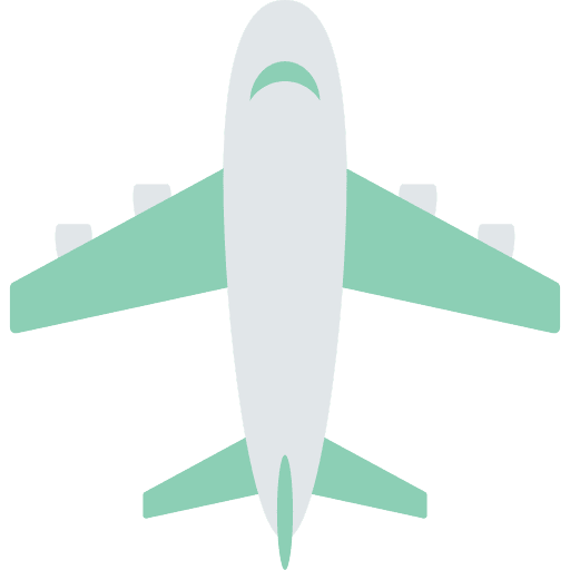 Airplane travel flight airplane icon