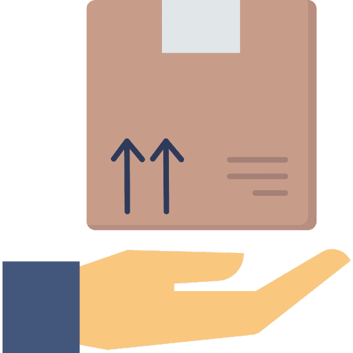 Box delivery package box icon