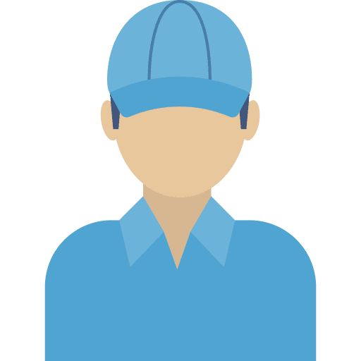 Delivery boy courier delivery boy man icon