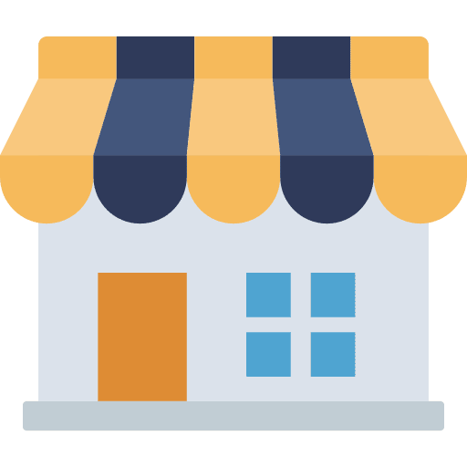 Store supermarket commerce retail icon