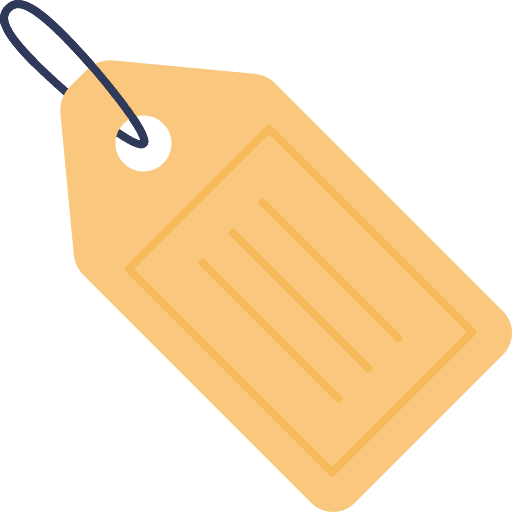 Tag price tag store icon