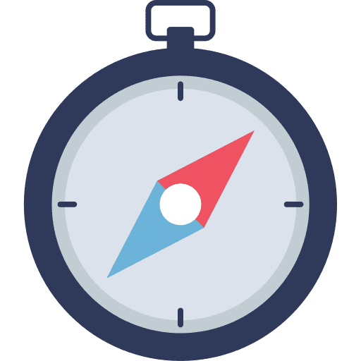 Compass compass cardinal points orientation icon