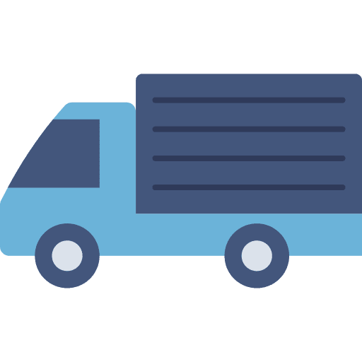 Delivery truck transportation cargo truck shipping and delivery icon