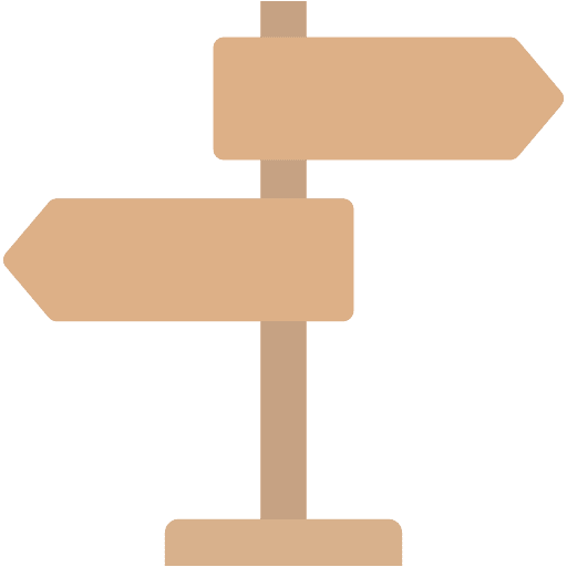 Road sign road sign signpost right icon