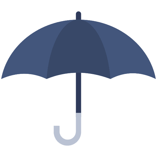 Umbrella open tool protection icon