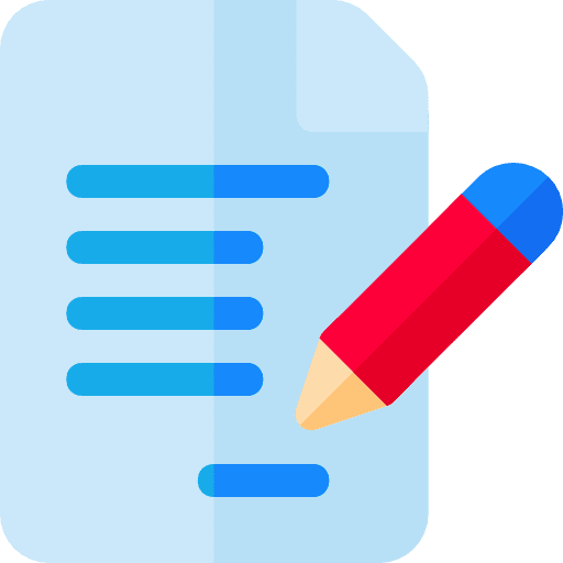 Contract pen drive pen summary icon