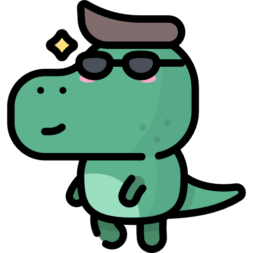 Cool feelings avatar dinosaur icon Cool feelings avatar dinosaur icon