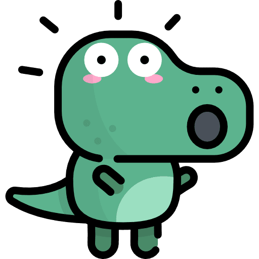 Surprise avatar surprise dinosaur icon
