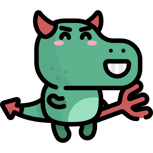 Devil emoji dinosaur devil icon Devil emoji dinosaur devil icon