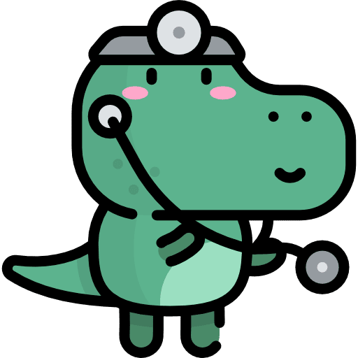 Doctor smileys dinosaur doctor icon Doctor smileys dinosaur doctor icon