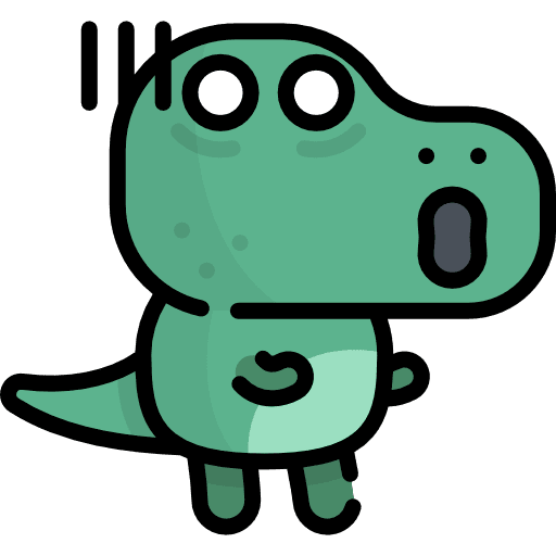 Fear avatar feelings dinosaur icon Fear avatar feelings dinosaur icon