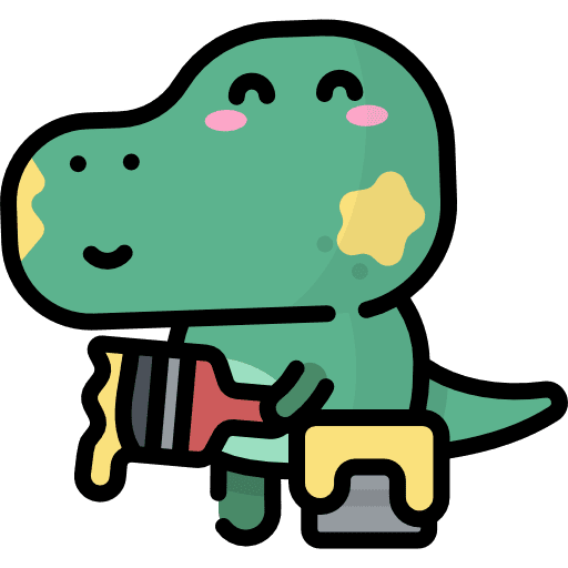 Painter emoji dinosaur smileys icon Painter emoji dinosaur smileys icon