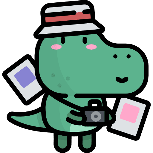 Photographer emoji smileys dinosaur icon Photographer emoji smileys dinosaur icon