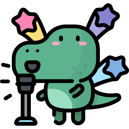 Sing avatar sing dinosaur icon Sing avatar sing dinosaur icon