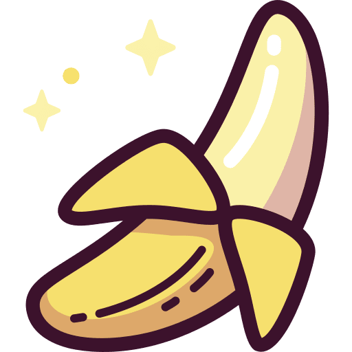 Banana healthy food banana vegetarian icon