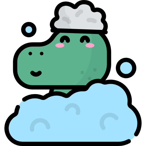 Shower shower avatar dinosaur icon Shower shower avatar dinosaur icon