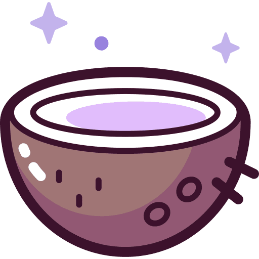 Coconut organic coconut healthy food icon