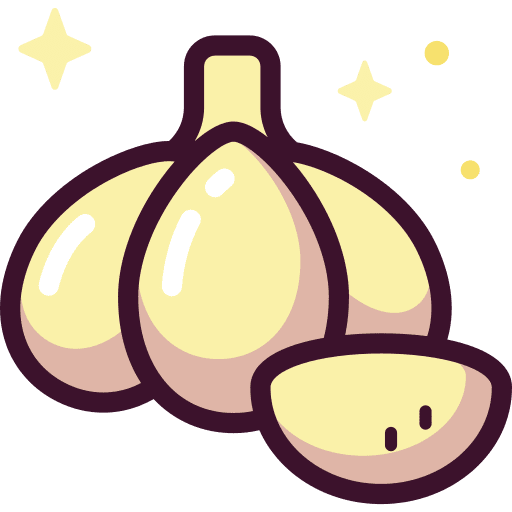 Garlic organic natural diet icon