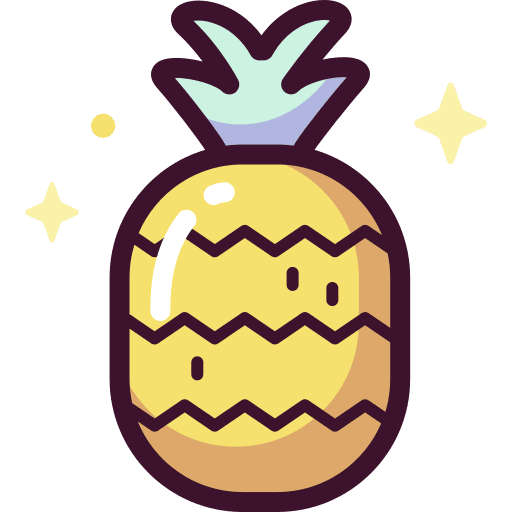 Pineapple food and restaurant healthy food natural icon Pineapple food and restaurant healthy food natural icon