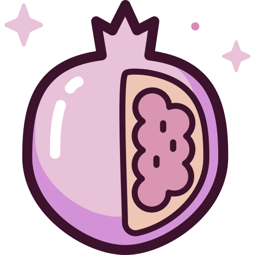 Pomegranate food healthy food organic icon Pomegranate food healthy food organic icon