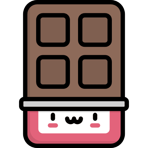Chocolate sweet snack dessert icon Chocolate sweet snack dessert icon