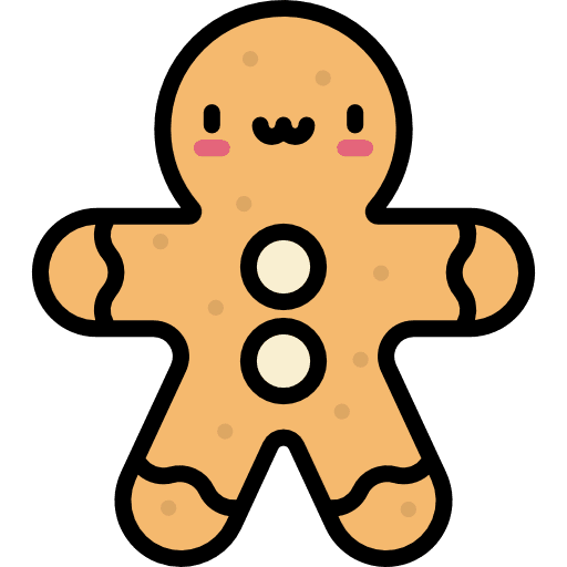 Gingerbread bakery food dessert icon Gingerbread bakery food dessert icon