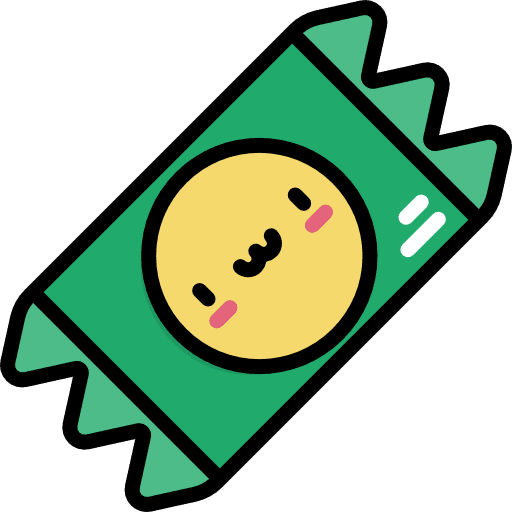 Candy food food and restaurant kawaii icon Candy food food and restaurant kawaii icon