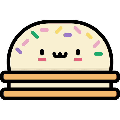Cookie sweet kawaii dessert icon Cookie sweet kawaii dessert icon