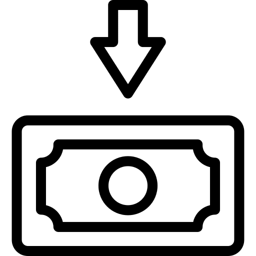 Money business and finance economy receive icon