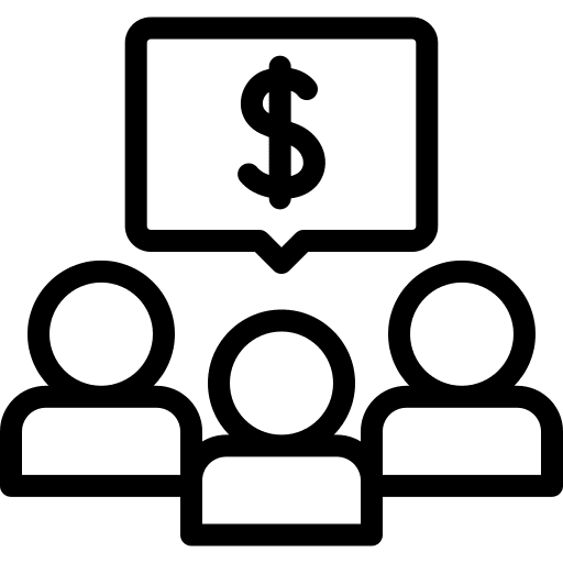 Money gear money coin icon