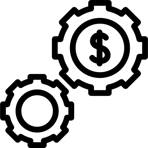 Settings bank system process icon
