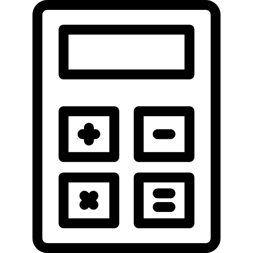 Calculator technological calculation calculator icon