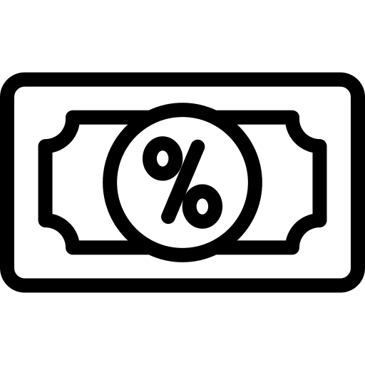 Money discount payment money icon