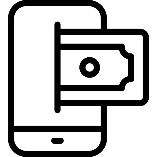 Smartphone mobile payment smartphone ecommerce icon