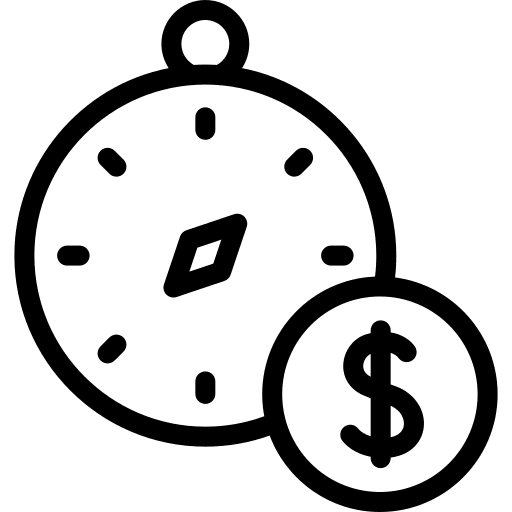 Timer timer interface dollar icon