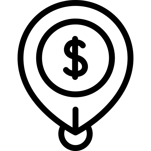 Location payment commerce placeholder icon