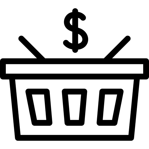 Shopping basket online store online shop shopping basket icon