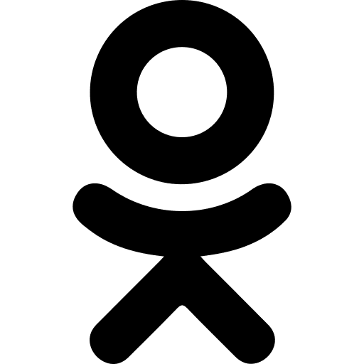 Social social network odnoklassniki logotype icon