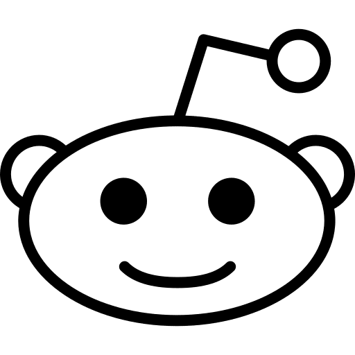 Social logo reddit symbol icon