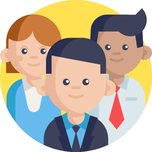 Teamwork team leader business icon