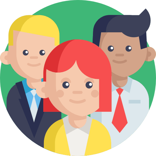 Teamwork who we are diversity committee icon