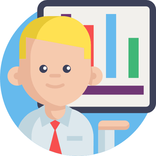 Analytics employee networking stat icon Analytics employee networking stat icon