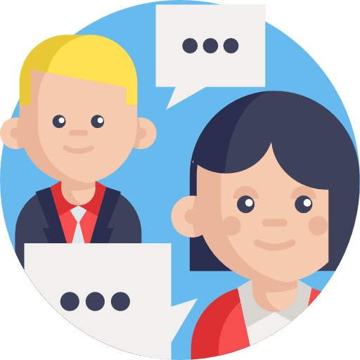 Communication user talking teamwork icon Communication user talking teamwork icon