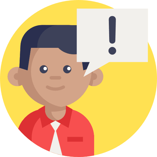 Exclamation employee warning group icon