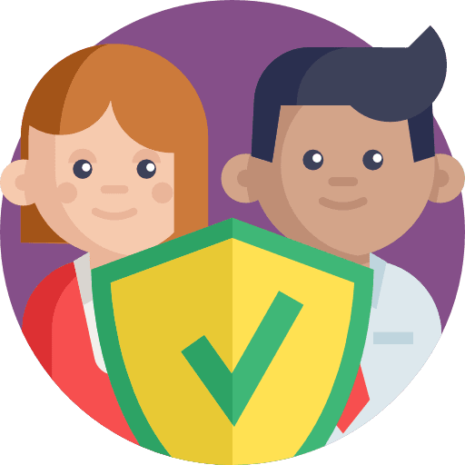 Protection business check protection icon