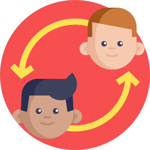 Employee group worker business icon Employee group worker business icon
